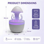 Modern Dome™ Jellyfish Rain Cloud Humidifier | 300ml Aroma Diffuser with 7-Color RGB LED Night Light, Whisper-Quiet & Auto Shut-Off
