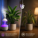Modern Dome™ Jellyfish Rain Cloud Humidifier | 300ml Aroma Diffuser with 7-Color RGB LED Night Light, Whisper-Quiet & Auto Shut-Off