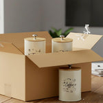 Coffee Tea Sugar Canisters Set of 3 | DOME