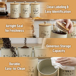 Coffee Tea Sugar Canisters Set of 3 | DOME