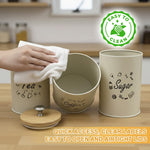Coffee Tea Sugar Canisters Set of 3 | DOME