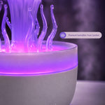 Modern Dome™ Jellyfish Rain Cloud Humidifier | 300ml Aroma Diffuser with 7-Color RGB LED Night Light, Whisper-Quiet & Auto Shut-Off