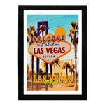 MD Art Collections Old City Posters – Vintage Travel Wall Art Prints, Pick Your Iconic Cities with A4/A3 with Black or Mahogany Wood PVC frame