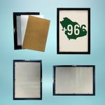 MD Art Collections – Vintage Travel Wall Art Print – Country Code (A4/A3, with PVC Frame)