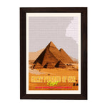 MD Art Collections – Seven Wonders of the Ancient World Wall Art – A4/A3 PVC Frame | Great Pyramid of Giza, Hanging Gardens of Babylon, Statue of Zeus, Temple of Artemis, Mausoleum at Halicarnassus, Colossus of Rhodes, Lighthouse of Alexandria