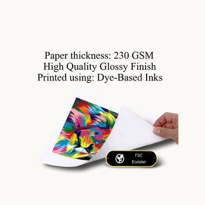 MD Art Collections - New Seven Wonders of the World Wall Art Collection – Great Wall, Petra, Machu Picchu, Chichén Itzá, Colosseum & Taj Mahal | A4/A3 with Black or Mahogany Wood PVC Frame