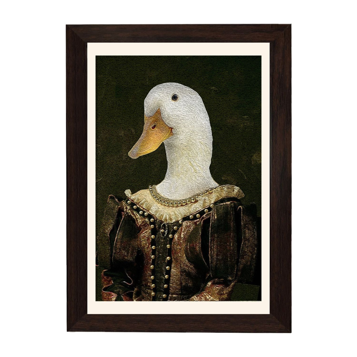 MD Art Collections – Wall Art for Living Room Animals Collection: Swan, Duck, Black Cat, Owl, Seven Cranes, Sika Deer, Swan Green, Bunny & Rabbit, Giraffe (A4/A3 with Black or Mahogany Wood PVC Frames)