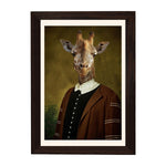 MD Art Collections – Wall Art for Living Room Animals Collection: Swan, Duck, Black Cat, Owl, Seven Cranes, Sika Deer, Swan Green, Bunny & Rabbit, Giraffe (A4/A3 with Black or Mahogany Wood PVC Frames)