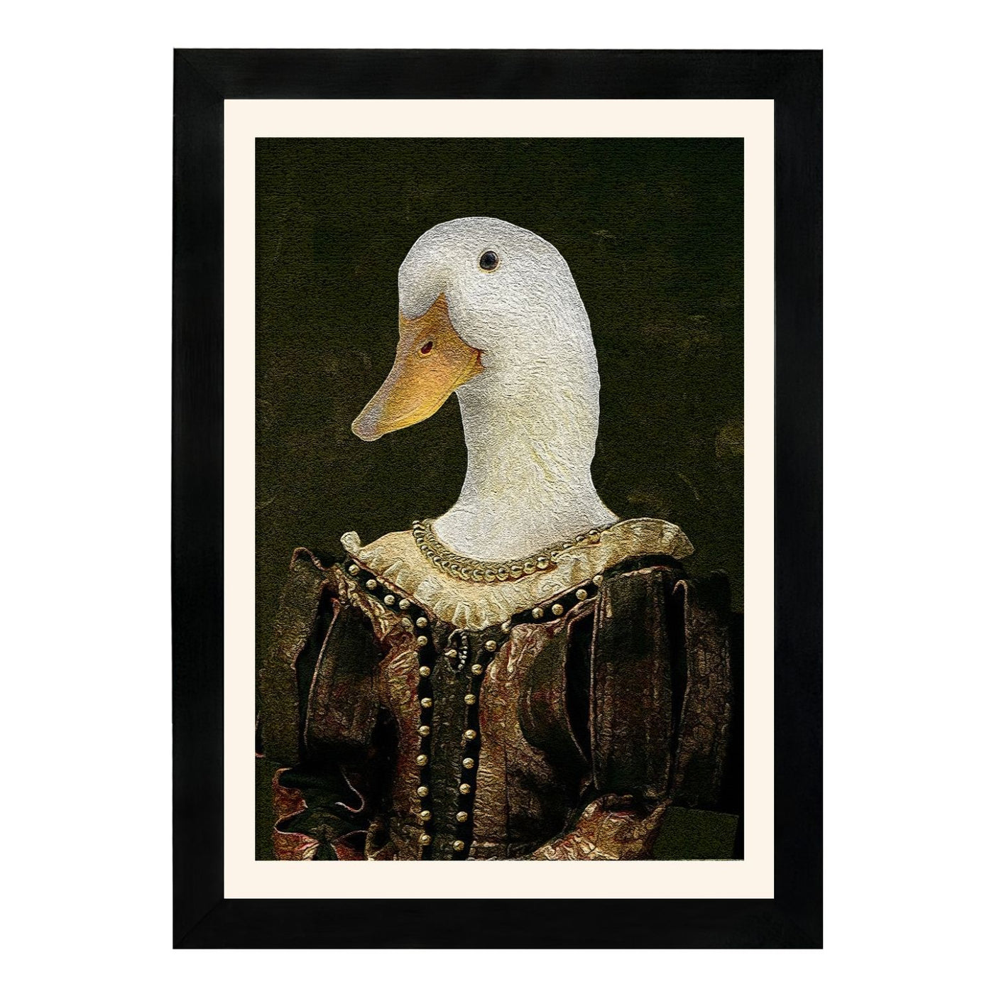 MD Art Collections – Wall Art for Living Room Animals Collection: Swan, Duck, Black Cat, Owl, Seven Cranes, Sika Deer, Swan Green, Bunny & Rabbit, Giraffe (A4/A3 with Black or Mahogany Wood PVC Frames)