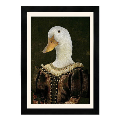 MD Art Collections – Wall Art for Living Room Animals Collection: Swan, Duck, Black Cat, Owl, Seven Cranes, Sika Deer, Swan Green, Bunny & Rabbit, Giraffe (A4/A3 with Black or Mahogany Wood PVC Frames)