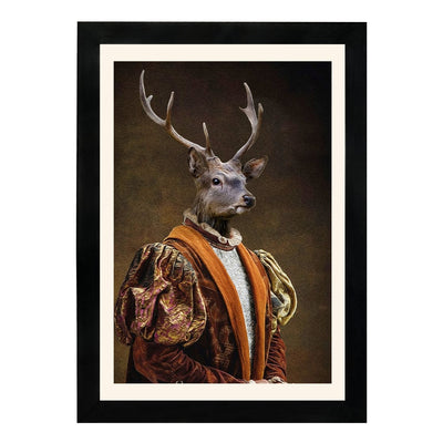 MD Art Collections – Wall Art for Living Room Animals Collection: Swan, Duck, Black Cat, Owl, Seven Cranes, Sika Deer, Swan Green, Bunny & Rabbit, Giraffe (A4/A3 with Black or Mahogany Wood PVC Frames)