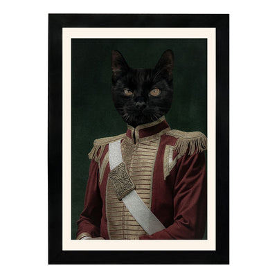 MD Art Collections – Wall Art for Living Room Animals Collection: Swan, Duck, Black Cat, Owl, Seven Cranes, Sika Deer, Swan Green, Bunny & Rabbit, Giraffe (A4/A3 with Black or Mahogany Wood PVC Frames)