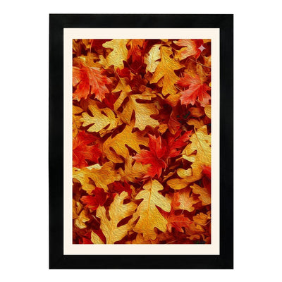 MD Art Collections - Four Seasons Wall Art – Winter, Spring, Summer & Fall | A4/A3 | PVC Black or Mahogany Wood Frame