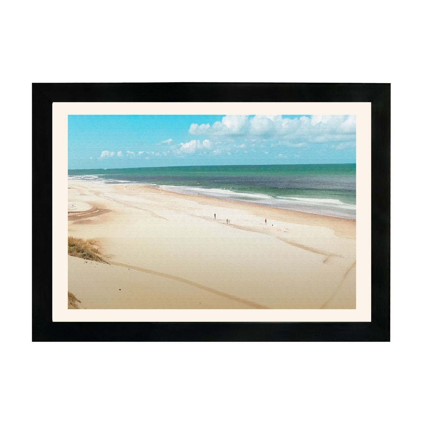 MD Art Collections – Retro Countryside Wall Art | Autumn, Coastal, Village, Wildflower & Mountain Scenes | A4/A3 Black or Mahogany Wood PVC Frame