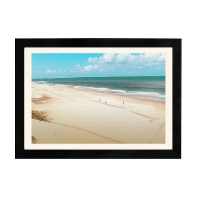 MD Art Collections – Retro Countryside Wall Art | Autumn, Coastal, Village, Wildflower & Mountain Scenes | A4/A3 Black or Mahogany Wood PVC Frame