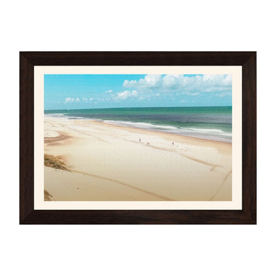 MD Art Collections – Retro Countryside Wall Art | Autumn, Coastal, Village, Wildflower & Mountain Scenes | A4/A3 Black or Mahogany Wood PVC Frame