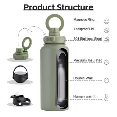 Gym bottle with Mobile holder.