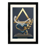 MD Art Collections – Modern Luxury Gold Wall Art | Gold Geometric, Black Gold, Gold Leaf & Elegant Flower Designs – A3/A4 with Black or Mahogany Wood Frame