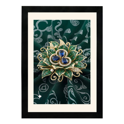 MD Art Collections – Modern Luxury Gold Wall Art | Gold Geometric, Black Gold, Gold Leaf & Elegant Flower Designs – A3/A4 with Black or Mahogany Wood Frame