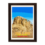 MD Art Collections | Religious Places of Saudi Arabia Wall Art – Mecca, The Grand Mosque, Mount Arafat, Jabal al-Nour, Medina & Diriyah | A4/A3 with Black or Mahogany Wood PVC Frame