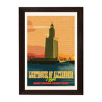 MD Art Collections – Seven Wonders of the Ancient World Wall Art – A4/A3 PVC Frame | Great Pyramid of Giza, Hanging Gardens of Babylon, Statue of Zeus, Temple of Artemis, Mausoleum at Halicarnassus, Colossus of Rhodes, Lighthouse of Alexandria