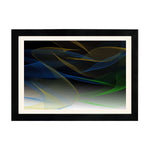 MD Art Collections Contemporary Abstract Wall Art – Pick Your Design: Marble Grain, Silent Flow, Electric Harmony, Brushstroke, Coastal Swirl, Interlocking Rings, Metallic Circles, Neon Energy, A4/A3 with Black or Mahogany Wood PVC Frame