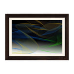 MD Art Collections Contemporary Abstract Wall Art – Pick Your Design: Marble Grain, Silent Flow, Electric Harmony, Brushstroke, Coastal Swirl, Interlocking Rings, Metallic Circles, Neon Energy, A4/A3 with Black or Mahogany Wood PVC Frame