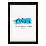 MD Art Collections - Motivational Quote Wall Art A4/A3 PVC Black/Mahogany Wood Frame