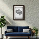 MD Art Collections - Monochrome Aesthetic Wall Art A4/A3 PVC Black/Mahogany Wood Frame