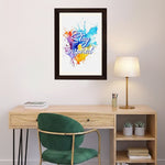 MD Art Collections - Inspirational Wall Art A4/A3 PVC Black/Mahogany Wood Frame