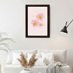 MD Art Collections - Chic Minimalist Fashion Wall A4/A3 PVC Black/Mahogany Wood Frame