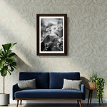 MD Art Collections - Monochrome Aesthetic Wall Art A4/A3 PVC Black/Mahogany Wood Frame