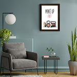 MD Art Collections - Glam Makeup Decor Wall Art A4/A3 PVC Black/Mahogany Wood Frame