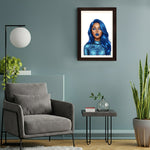 MD Art Collections - Glam Makeup Decor Wall Art A4/A3 PVC Black/Mahogany Wood Frame