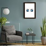 MD Art Collections - Glam Makeup Decor Wall Art A4/A3 PVC Black/Mahogany Wood Frame