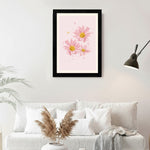 MD Art Collections - Chic Minimalist Fashion Wall A4/A3 PVC Black/Mahogany Wood Frame