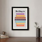 MD Art Collections - Mental Health Wall Art A4/3 PVC Black/Mahogany Wood Frame