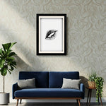 MD Art Collections - Monochrome Aesthetic Wall Art A4/A3 PVC Black/Mahogany Wood Frame