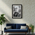MD Art Collections - Monochrome Aesthetic Wall Art A4/A3 PVC Black/Mahogany Wood Frame