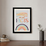 MD Art Collections - Mental Health Wall Art A4/3 PVC Black/Mahogany Wood Frame