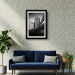 MD Art Collections - Monochrome Aesthetic Wall Art A4/A3 PVC Black/Mahogany Wood Frame
